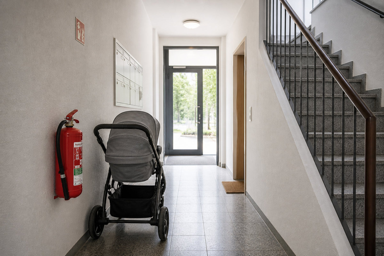 Brandschutz im Treppenhaus: Warum der Hausflur kein Abstellraum ist