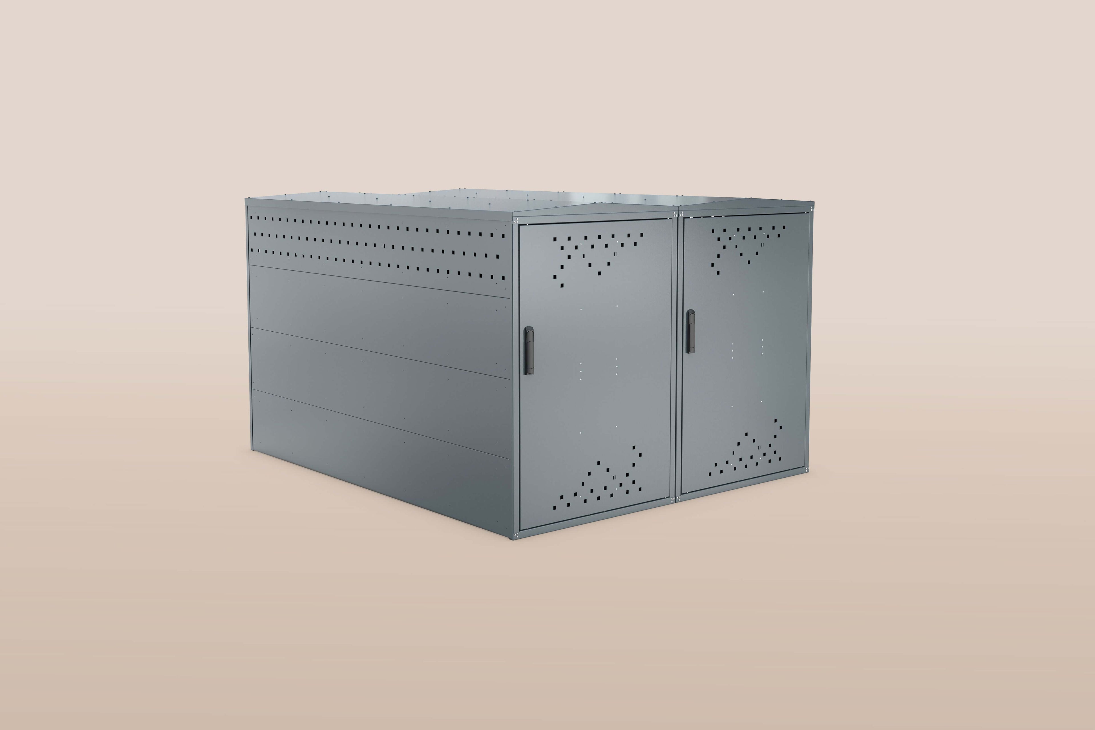 Fahrradgarage BikeBox 1 Giebeldach