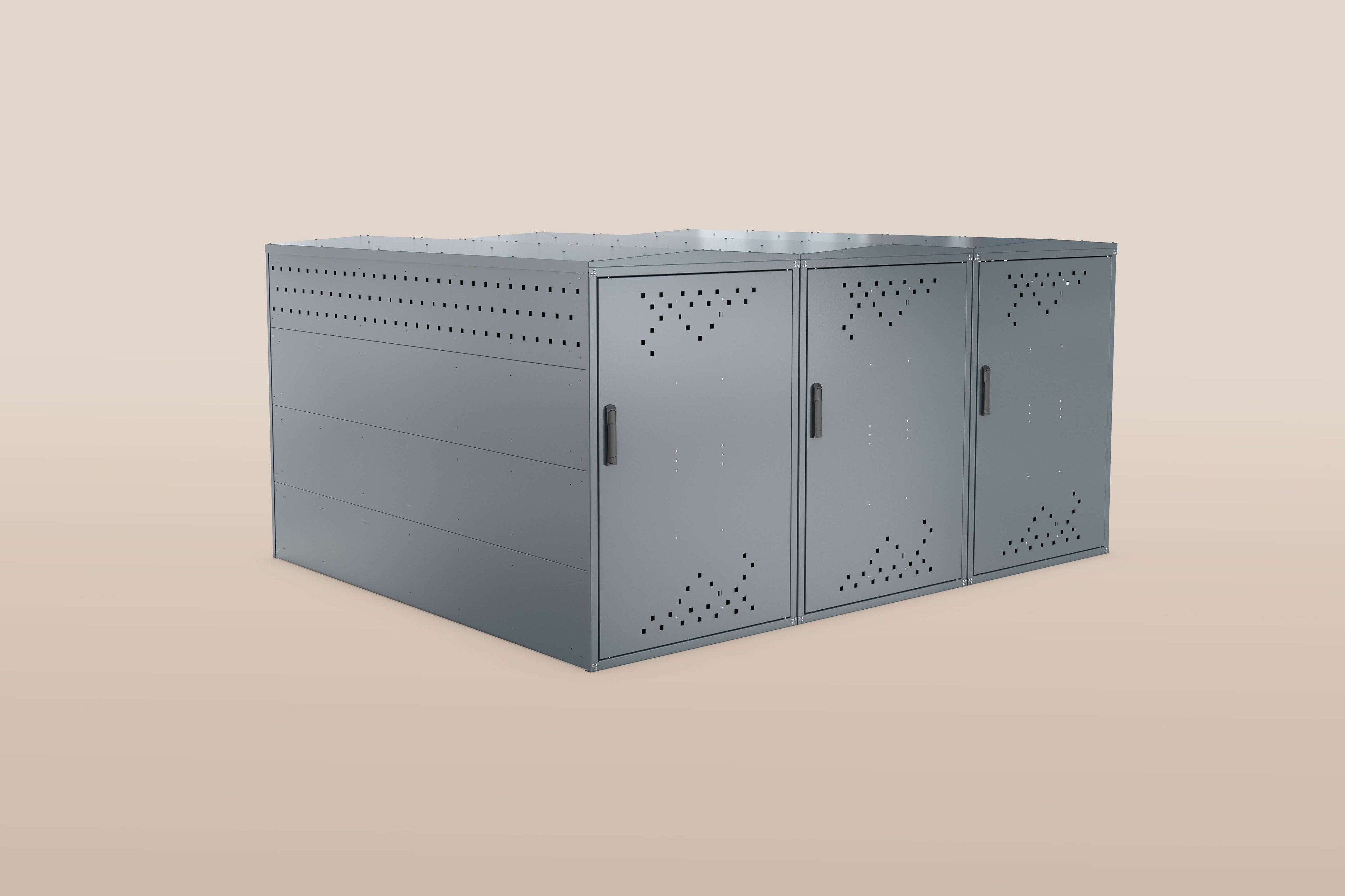 Fahrradgarage BikeBox 1 Giebeldach