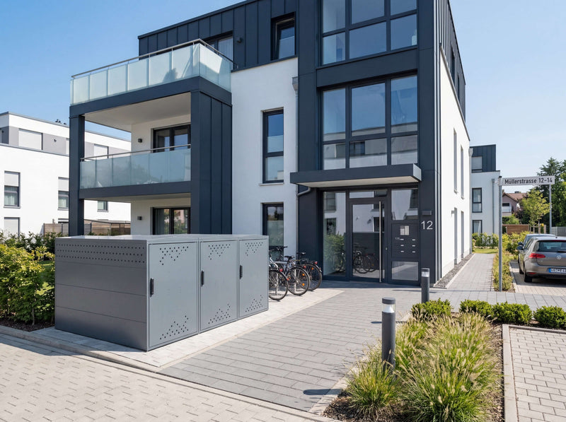 Fahrradgarage BikeBox 1 Giebeldach