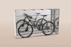 Fahrradgarage BikeBox 1 Basic mit Mountainbike in modernem Design und stabiler Konstruktion.