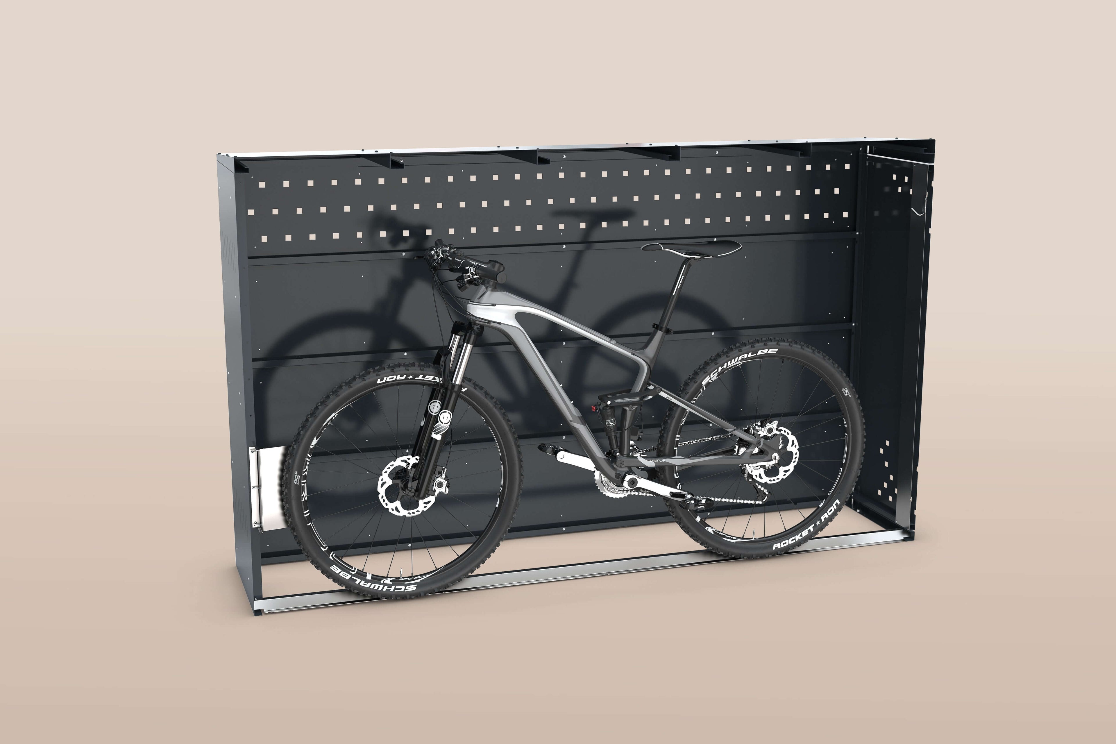 Fahrradgarage BikeBox 1 Giebeldach