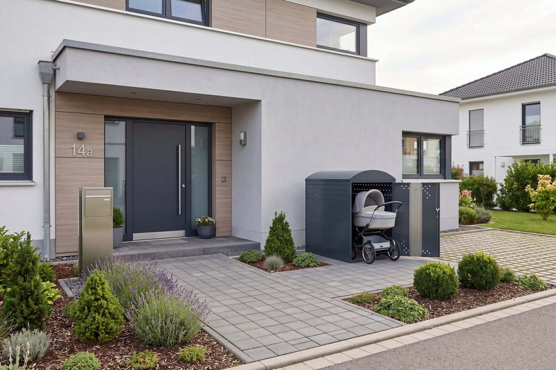 Kinderwagen geschützt unterbringen
