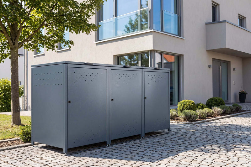Mülltonnenbox zum ordentlichen verstauen