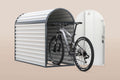 Fahrradgarage BikeBox 3 mit einem Fahrrad, das sicheren Schutz vor Witterung und Diebstahl bietet.